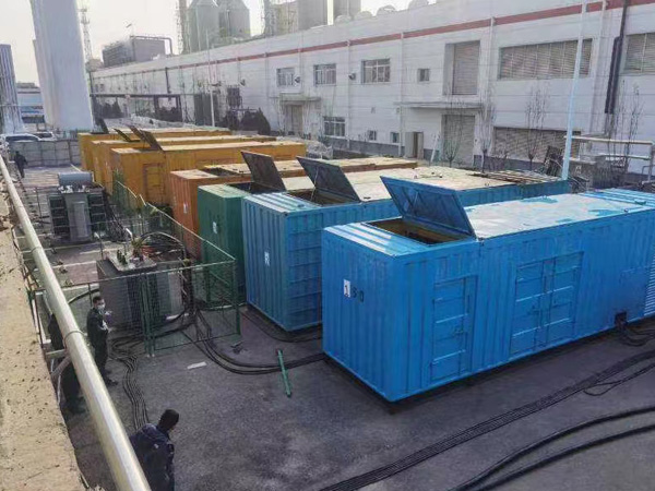 鹤岗柴油发电机出租案例展示